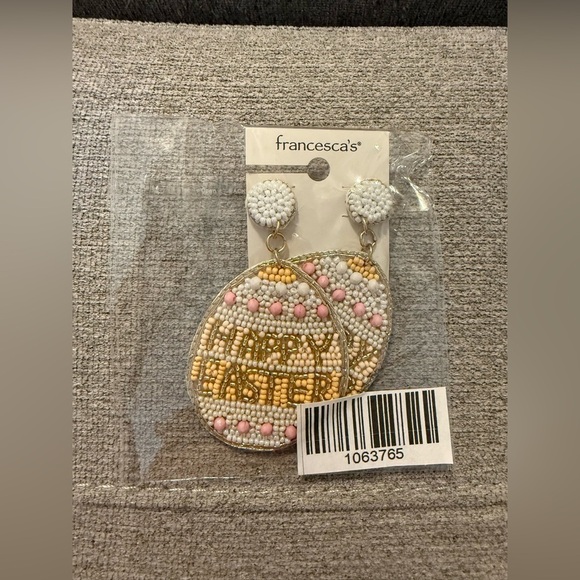 Easter Beaded Earrings - Picture 2 of 5